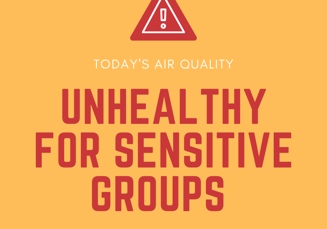 Unhealthy for sensitive groups